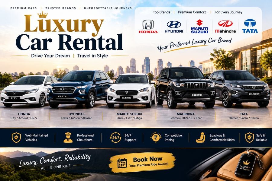 Luxury Cars on rent